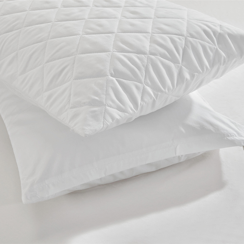 Vetoketjullinen vedenpitävä 100 gsm mikrokuitu tikattu hotellin sängyn tyynynsuoja