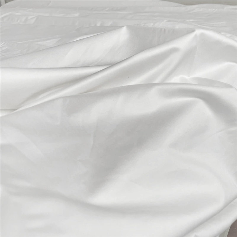 Deluxe 100 kammattu puuvillavalkoinen Sateen 400T -hotellin asennettu lakanat Deluxe 100 kammattu puuvillavalkoinen Sateen 400T -hotellin asennettu lakanat